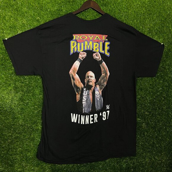 Cold Stone Steve Austin Royal Rumble 1997 Graphic T-shirt size XL - Picture 1 of 5